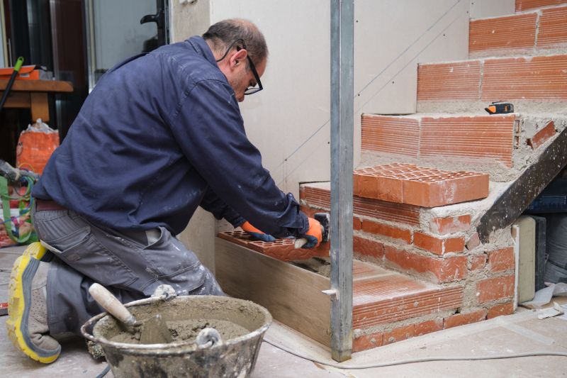 Masonry Steps Installation detail