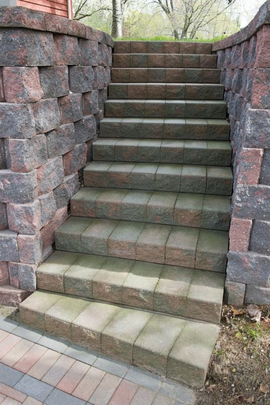 Masonry Steps Installation detail